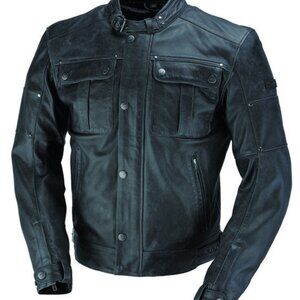 IXS Spirit of 79 Harding Motorcycle Leather Riding Jacket - Men's Size 42 (EU 52